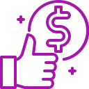 Ac Maintenance Services In Dubai Thumbs up with dollar sign