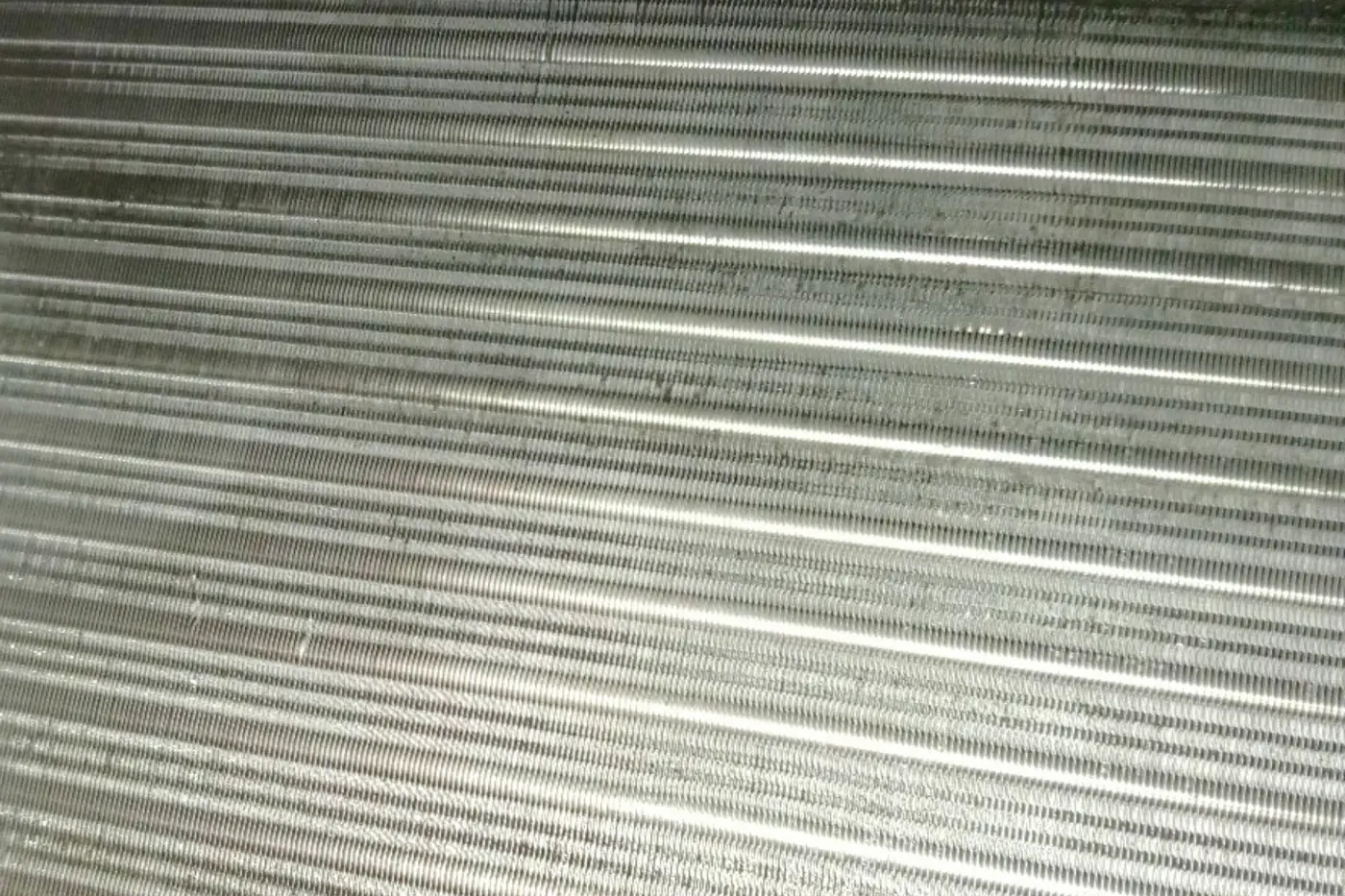 AC coil after cleaning